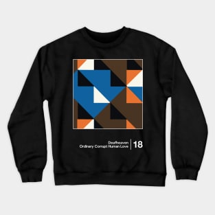 Deafheaven / Minimalist Style Graphic Design Crewneck Sweatshirt